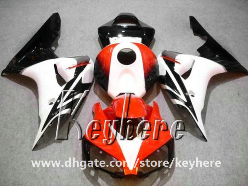 Kostenlose 7 Geschenke Einspritzverkleidungsset für Honda CBR1000RR 2006 2007 CBR 1000RR 06 07 CBR1000 RR Verkleidungen G3E Rot Weiß Schwarz Motorradteile