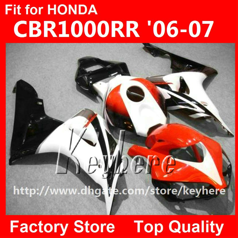 

Free 7 gifts injection fairing kit for Honda CBR1000RR 2006 2007 CBR 1000RR 06 07 CBR1000 RR fairings g3e red white black motorcycle parts, Same as picture