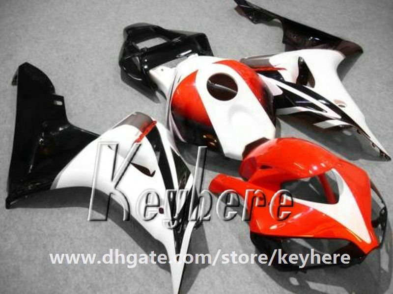 Gratis 7 gåvor Injektionsvaror för Honda CBR1000RR 2006 2007 CBR 1000RR 06 07 CBR1000 RR Fairings G3E Red White Black Motorcycle Parts