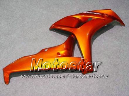 7 Geschenken Injectie Molding Motorfiets Kosten voor Honda CBR1000RR 06 07 CBR 1000RR 2006 2007 Alle glanzende Oranje Rode Verklei Set LL73