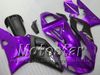 7 Carene carrozzeria regali per Yamaha YZF R1 YZFR1 00 01 YZF-R1 YZF1000 2000 2001 kit carenatura completa nero viola scuro lucido MM10