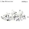 Nail Art Decorations 1bags/lot 10000pcs/bag 30color optional 2.5mm Clear Round Crystal Rhinestone