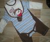 Baby Jungen Mädchen 4er Set Bodys Hose Lätzchen Socken Strampler Schlafanzug 12 Sätze/Los #2932