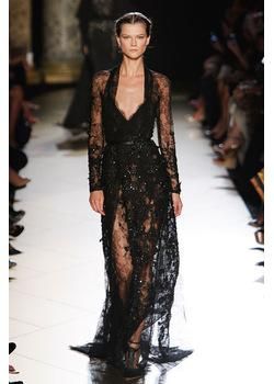 Long Black Lace Dress