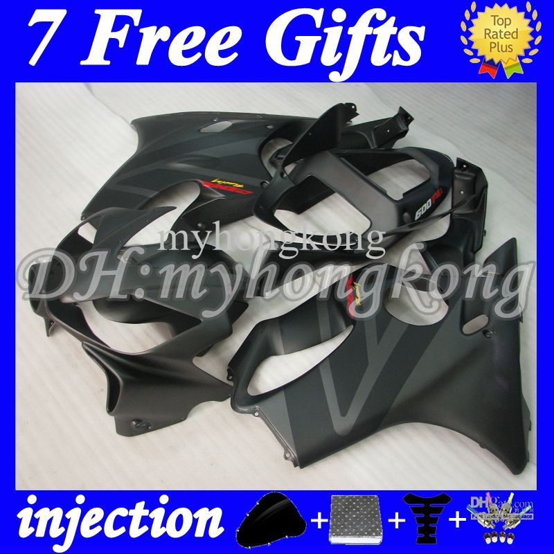 أسود لامع مسطح Fairing For HONDA CBR600FS FS 7gifts