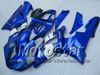 7 Gåvor Bodywork Fairings för 2000 2001 Yamaha YZF R1 YZFR1 00 01 YZF-R1 YZF1000 Glänsande Blå Vit Full Fairing Kit MM12