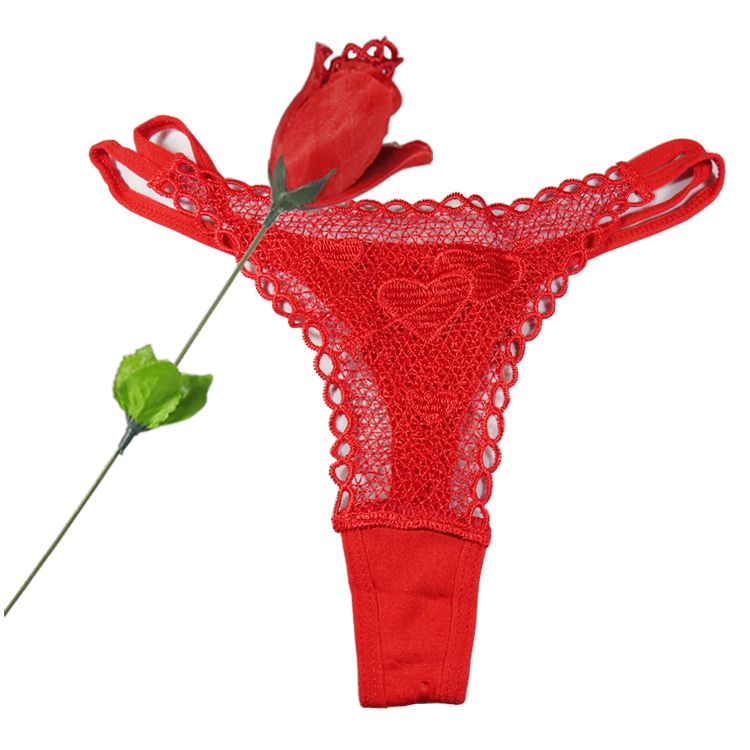 Cheap Birthday'S Day Gift Panty Rose Underwear Lovely Girls T Back Sexy