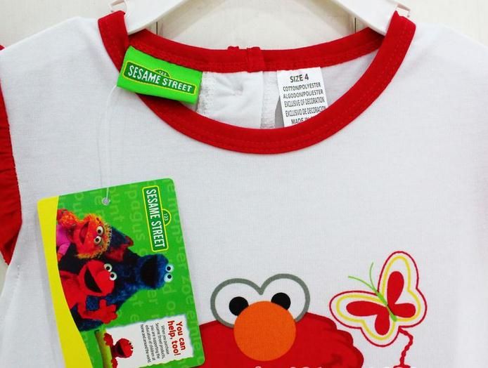 2021 Sesame Street Elmo Baby Girls 1T 2T 3T 4T Dress Red ...