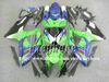 Grátis kit de carenagem para corrida de 7 presentes para SUZUKI GSXR600 R750 08 09 10 GSXR 600 750 2008 2009 2010 carenagens K1 G1k Corona azul verde parte da motocicleta