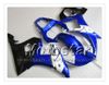 Kit de carenado de 7 regalos para YAMAHA 2003 2004 YZF-R6 03 04 YZFR6 YZF R6 YZF600 azul brillante negro carenados carrocería OO34