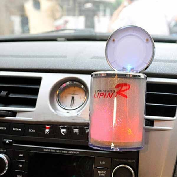 Beautiful Car Ashtrays LED Ashtray Creative Home Decorations Seven