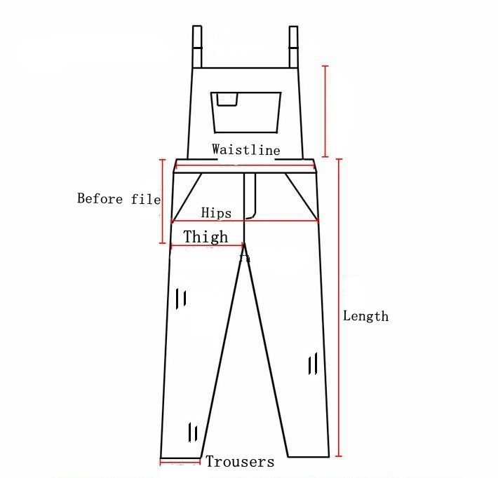 New Mens Denim Overalls Denim Overalls Trousers Suspenders, Large Code