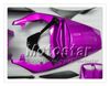 7 cadeaux carénages de carrosserie personnalisés pour YAMAHA 2005 YZF-R6 05 YZFR6 05 YZF R6 YZF600 carénage ABS noir brillant violet foncé OO77