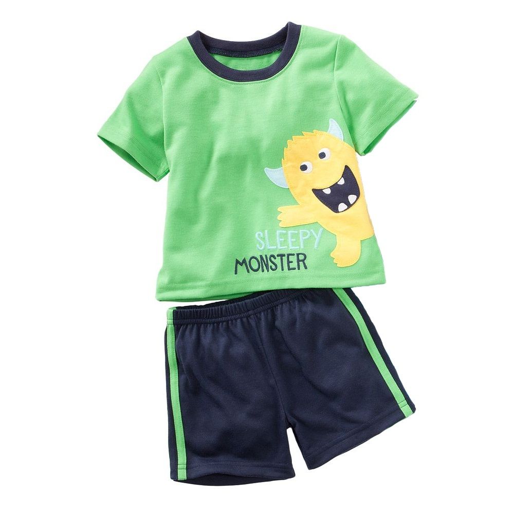 Monster Boy Pajamas Short Suits Children Clothing Monster Boy Pajamas Short Suits Children Clothing