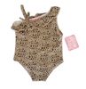 Größe 12M-24M, Kinderbadebekleidungsset Frühling Mädchen Kind Baby Kleinkind Badeanzug Badeanzug mit Leopardenmuster