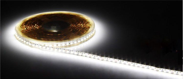 Fita LED azul branco amarelo vermelho quente LED Strip Light 5m 3528 SMD Flexível não impermeável 120LEDM com conector com 12 4A potência 7789430