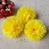 New Arrrivals Colour Design 50pcs Diameter 9cm Artificial Silk Carnation Fabric Flower Heads