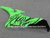 GRATIS 7 geschenken Custom Race Fairing Kit voor Yamaha YZFR6 2006 2007 YZF R6 YZF600R 06 07 Valerijen G4M zwarte vlammen in groene motorfiets carrosserie