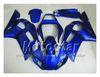 Kuiken Body Kit voor Yamaha YZF-R6 1998 1999 2000 2001 2002 YZFR6 YZF R6 YZF600 Alle glanzende blauwe kluizenet met 7Gifts QQ35