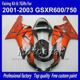 bodywork fairings for suzuki gsxr 600 750 k1 2001 2002 2003 gsxr600 gsxr750 01 02 03 r600 r750 fairing set qq417 gifts