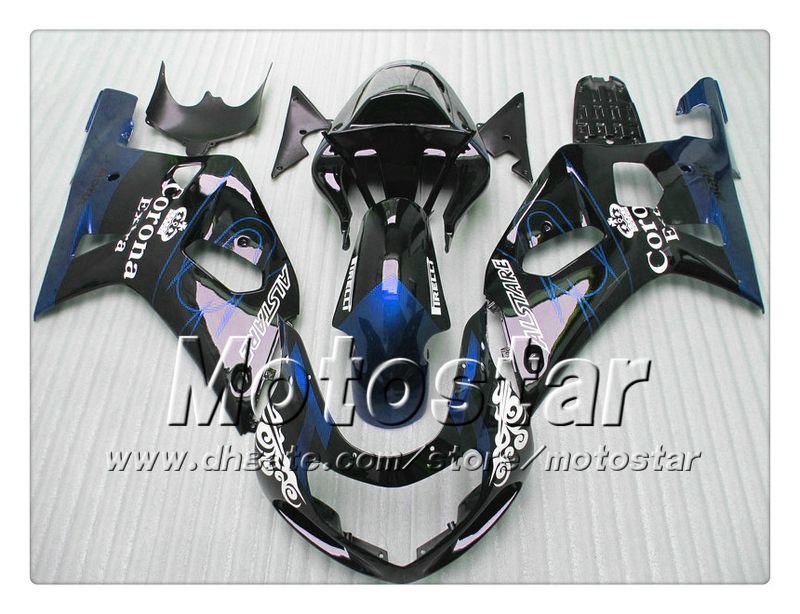 Carene carrozzeria SUZUKI GSXR 600 750 K1 2001 2002 2003 GSXR600 GSXR750 01 02 03 R600 R750 Carena ABS QQ94