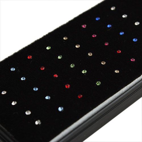 40010 cajas de joyería para el cuerpo con forma redonda mixta, anillos para el cuerpo, piercing para la nariz con diamantes de imitación de acero inoxidable 2657