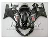 Bodywork Fairings för Suzuki GSXR 600 750 K1 2001 2002 2003 GSXR600 GSXR750 01 02 03 R600 R750 Glansig Svart Fairing Set RR15