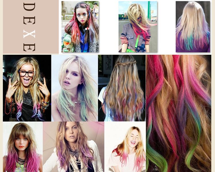 Beautiful Temporary Hair Dye Hair Chalk Bug Rub Hair Chalk Ball Option