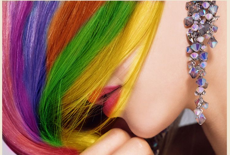 Beautiful Temporary Hair Dye Hair Chalk Bug Rub Hair Chalk Ball Option