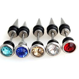 60PCS(5 Sets) 316L Surgical Steel Stud Earrings Multicolour Ear Stud Body Piercing Jewellery 100% Excellent Quality