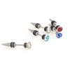 60PCS(5 Sets) 316L Surgical Steel Stud Earrings Multicolour Ear Stud Body Piercing Jewellery 100% Excellent Quality