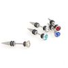 60 sztuk (5 zestawów) 316L Steel Steel Stud Kolczyki Multicolour Ear Stud Piercing Biżuteria 100% Doskonała jakość