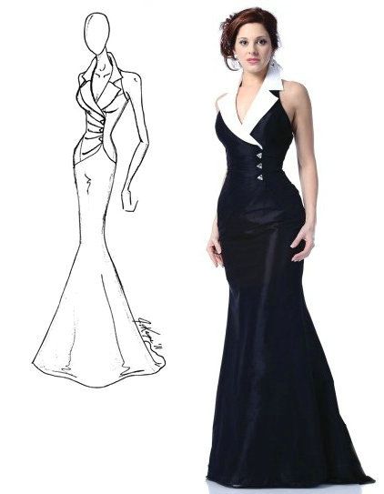 cocktail dress tux