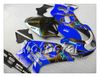 Carrosserieback voor Suzuki GSXR 600 750 K1 2001 2002 2003 GSXR600 GSXR750 01 02 03 R600 R750 Glanzend Donkerblauw Corona Fairing Set RR36