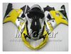 Verkleidungen für Suzuki GSXR 600 750 K1 2001 2002 2003 GSXR600 GSXR750 01 02 03 R600 R750 glänzend gelb schwarz Verkleidungsset RR45