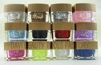 Wholesale UV glitter Nail Gel colors blink UV GEL PRO Nail Art Builder Gel