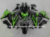 Kit de carenagem gratuito de 7 presentes para a Kawasaki Ninja ZX14R 06 07 08 09 ZX 14R 2006 2007 2008 2009 ZX-14R carenagens G3n carroceria verde preta de alta qualidade