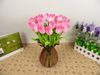 100 p 34 cm PU Gerçek Dokunmatik Yapay Simülasyon Laleler Lale Çiçek Düğün Gelin Buketleri Dekoratif Çiçekler Birkaç Renkler Mevcut