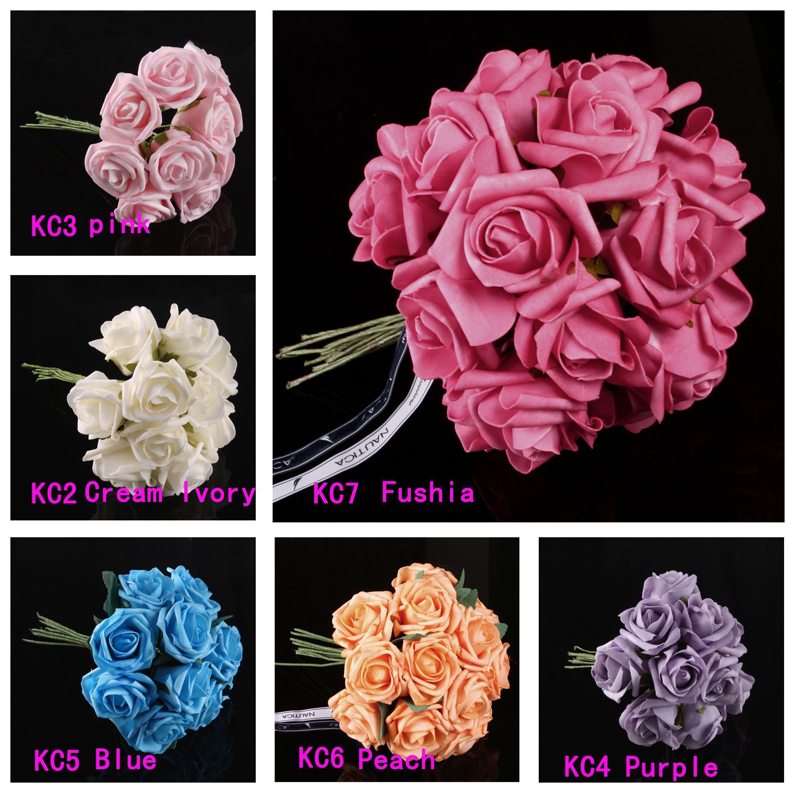 Latex Real Touch Flowers Bouquets Rose Bridal Wedding Bouquet Wholesale