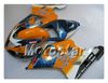 7ギフトボディワークフェアリゾーン用鈴木GSXR 600 750 K4 2004 2004 2005 GSXR600 GSXR750 04 05 R600 R750オレンジブルーブルーコロナABSフェアリングTT34