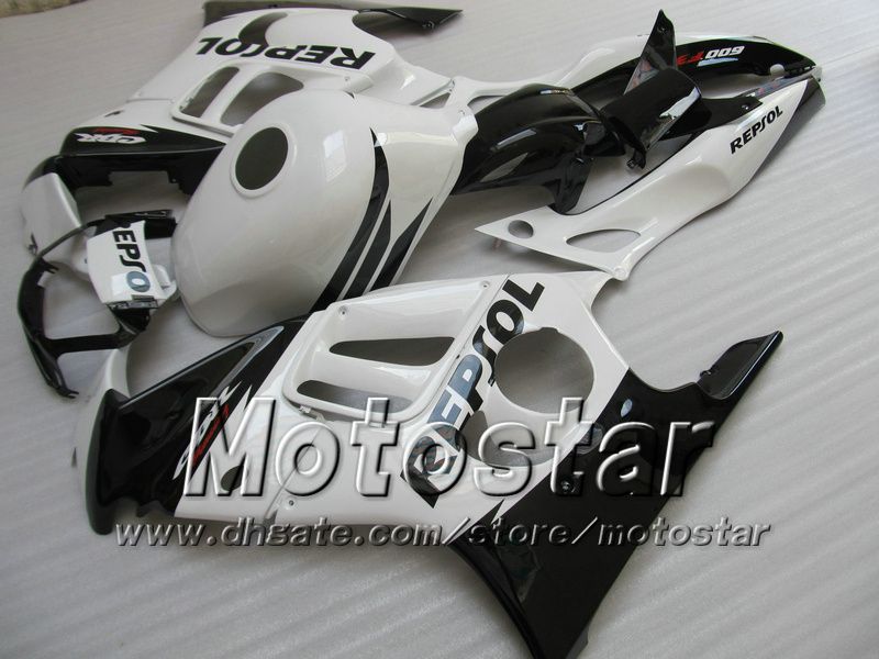 7Gifts eftermarknadsmässa för Honda CBR600F3 95 96 CBR600 F3 1995 1996 CBR 600 F3 95 96 Glossy White Black Repsol Fairing