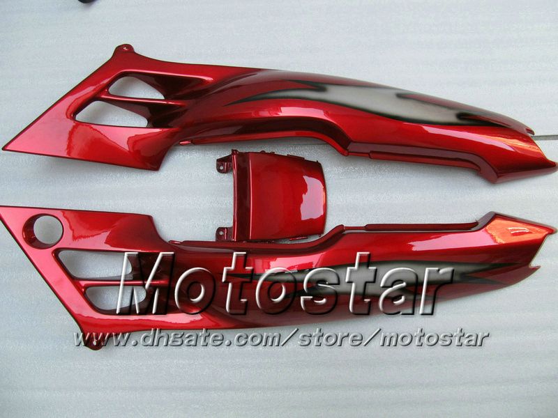 Bodykit carenatura HONDA CBR600 F3 97 98 CBR 600 F3 1997 1998 CBR 600F3 97 98 tutte carene ABS personalizzate rosse lucide