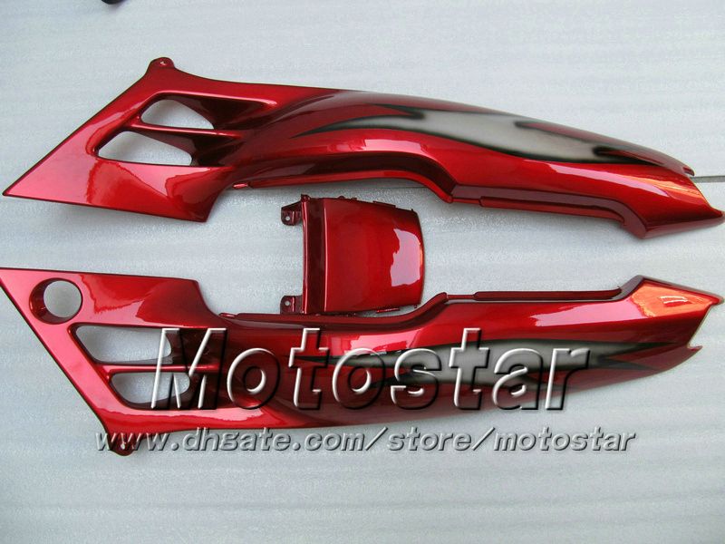 Fairing Bodykit för Honda CBR600 F3 97 98 CBR 600 F3 1997 1998 CBR 600F3 97 98 All Glossy Red Custom ABS FAIRINGS