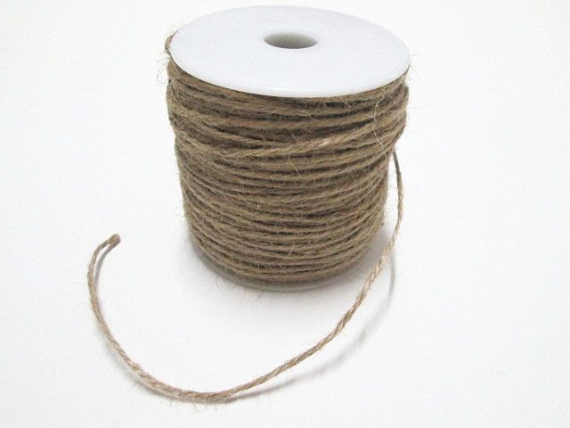 2021 300FT*3 Ply DIY Craft Natural Hemp Rope Decorative Jute Twine/Cord Spool Packaged For Craft ...