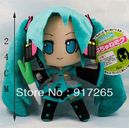 VOCALOID Japanese anime Ievan Polkka 24 cm plush toy doll smile girl Cartoon Plush Toys Kids Dolls Birthday Gifts Free shipping VOCALOID Japanese anime Ievan Polkka 24 cm plush toy doll smile girl Cartoon Plush Toys Kids Dolls Birthday Gifts Free shipping