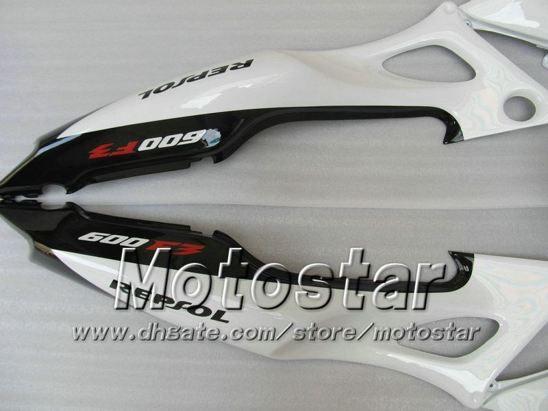 Kuip bodykit voor HONDA CBR600 F3 97 98 CBR 600 F3 1997 1998 CBR 600F3 97 98 wit zwart Repsol custom stroomlijnkappen set