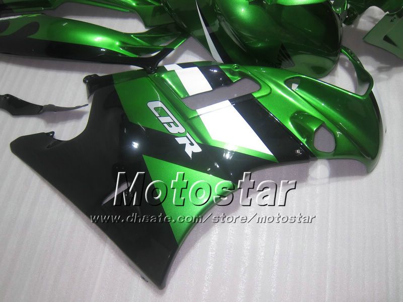 Motocycle-voogdingen voor Honda CBR600 F2 91 92 93 94 CBR600F2 1991 1992 1993 1994 CBR 600 Glanzend Groen Zwart Custom Backings UU20