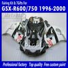 Custom motocycle fairings FOR 1996 1997 1998 1999 2000 suzuki GSXR600 GSXR750 GSXR 600 750 96 97 98 99 00 96-00