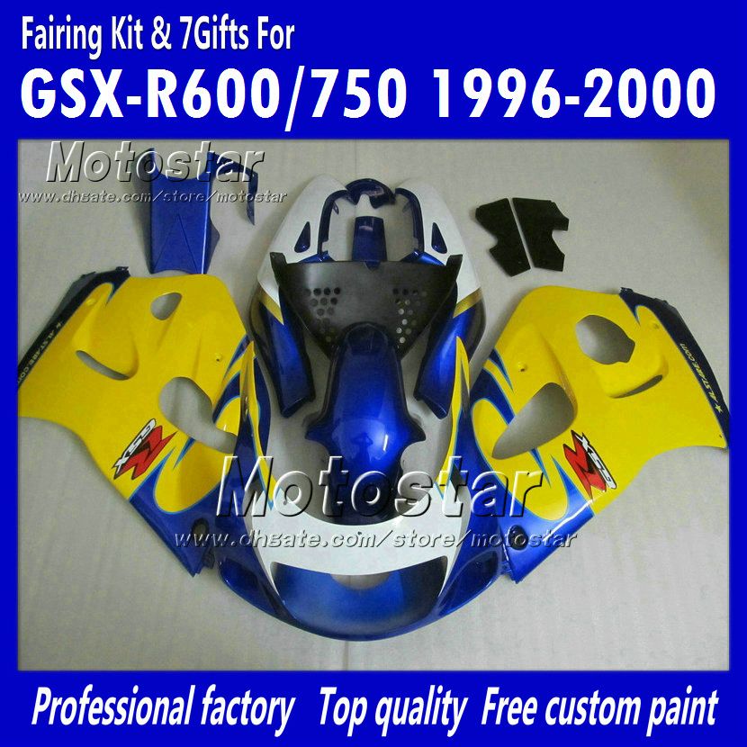 Custom Motocycle Backings UU65 voor 1996 1997 1998 1999 2000 Suzuki GSXR600 GSXR750 GSXR 600 750 96 97 98 99 00 96-00
