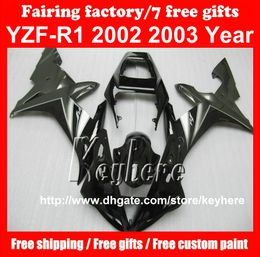 yamaha r1 motorcycle parts NZ - Free 7 gifts ABS Plastic fairing kit for YAMAHA YZFR1 2002 2003 YZF R1 02 03 YZF1000R fairings G2q high grade gray black motorcycle parts